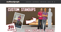 Desktop Screenshot of cardboardpeople.com